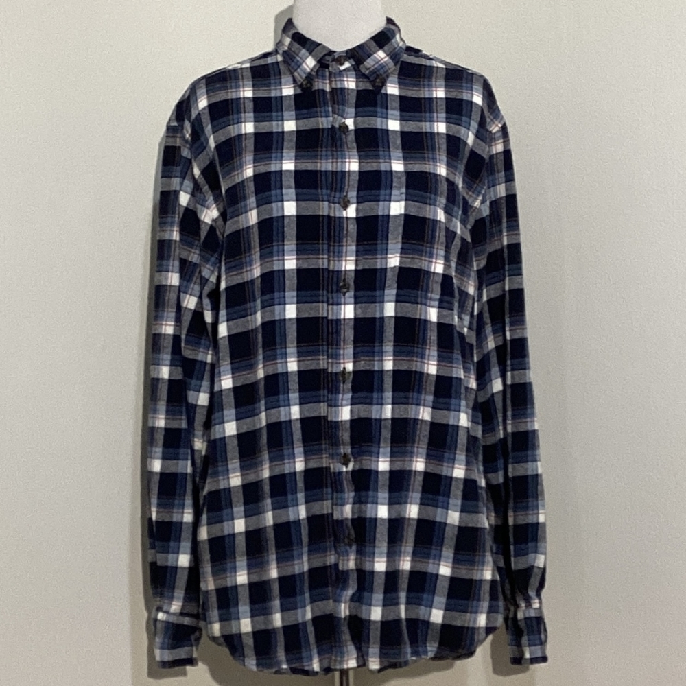 Shaddlebred Men's Flannel Button Down Shit